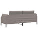 3-Zits Bank Taupe 222 x 81 x 89 cm Stof