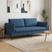 3-Zits Bank Blauw 222 x 81 x 89 cm Stof