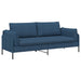 3-Zits Bank Blauw 222 x 81 x 89 cm Stof