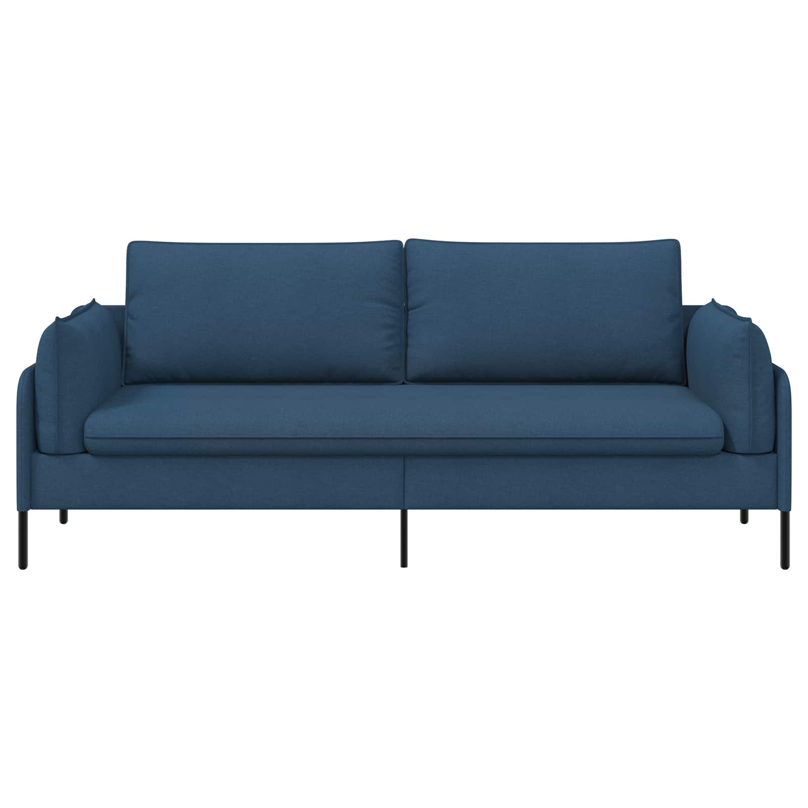 3-Zits Bank Blauw 222 x 81 x 89 cm Stof