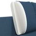 3-Zits Bank Blauw 222 x 81 x 89 cm Stof