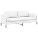 3-Zits Bank Wit 222 x 81 x 89 cm Stof