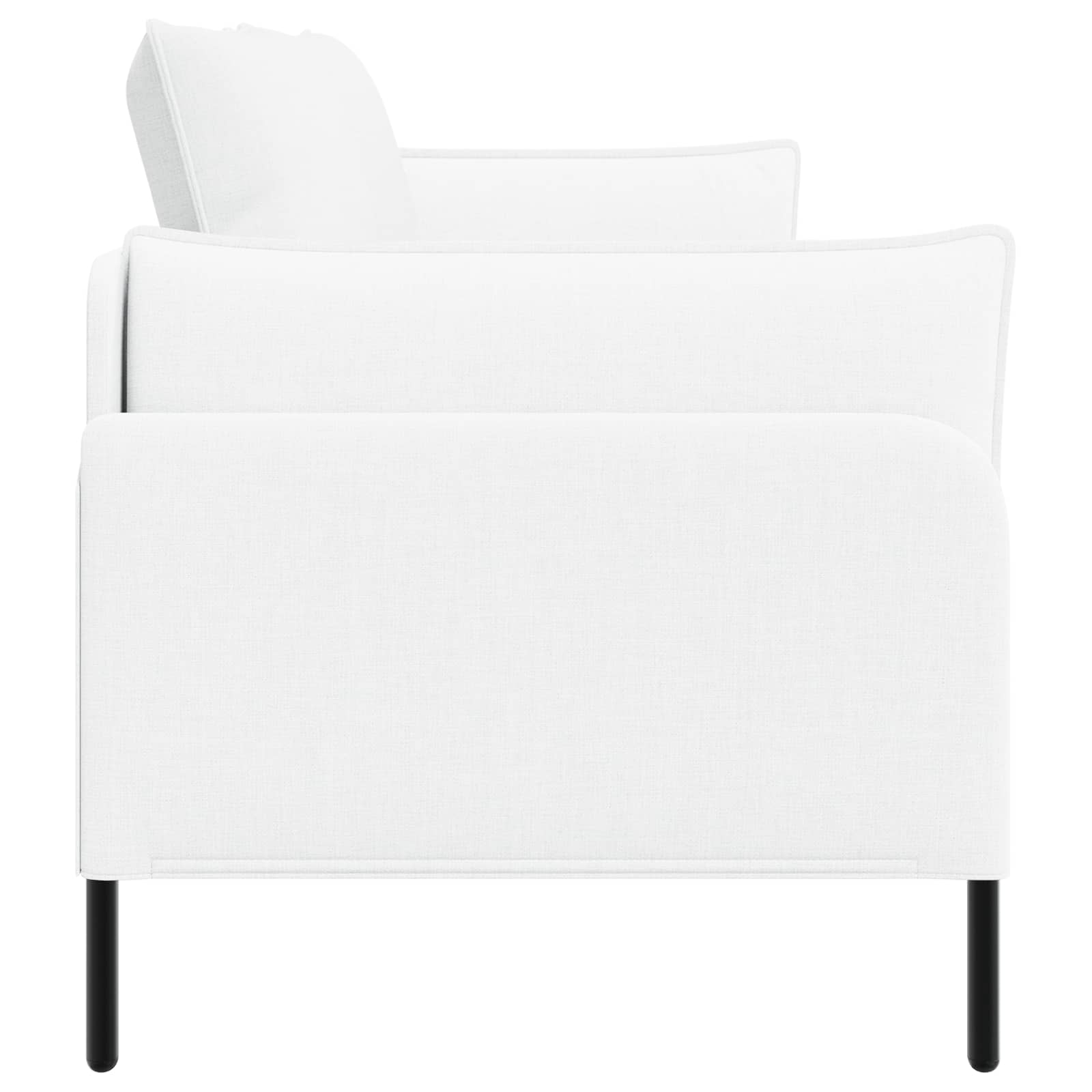 3-Zits Bank Wit 222 x 81 x 89 cm Stof
