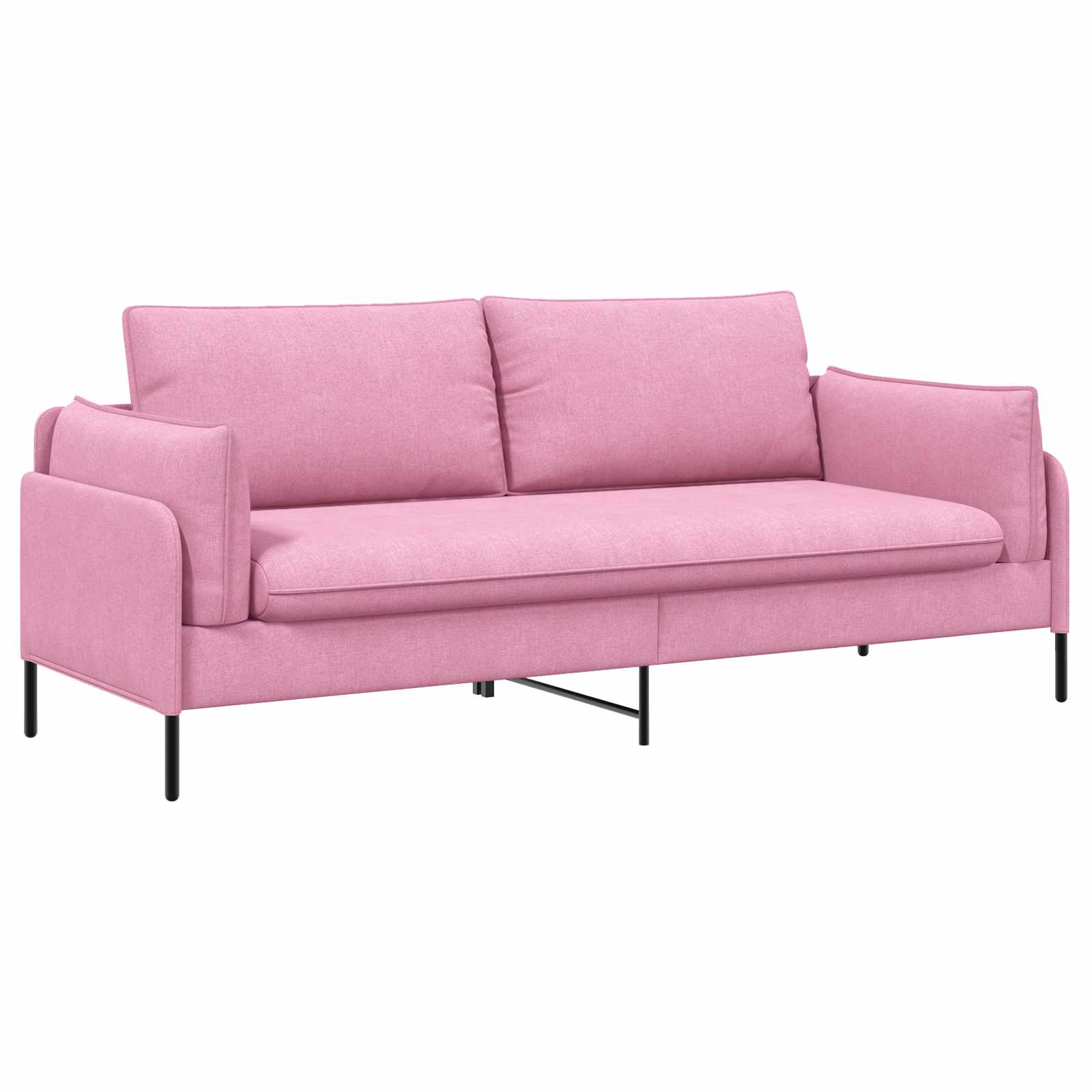 3-Zits Bank Roze 222 x 81 x 89 cm Stof