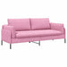 3-Zits Bank Roze 222 x 81 x 89 cm Stof