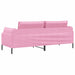 3-Zits Bank Roze 222 x 81 x 89 cm Stof