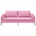 3-Zits Bank Roze 222 x 81 x 89 cm Stof