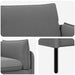 3-Zits Bank 3-zits Donkergrijs 222 x 81 x 89 cm fluweel