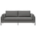 3-Zits Bank 3-zits Donkergrijs 222 x 81 x 89 cm fluweel