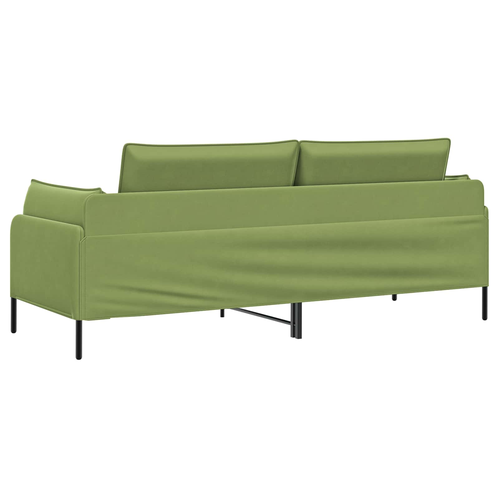 3-Zits Bank 3-zits Lichtgroen 222 x 81 x 89 cm fluweel