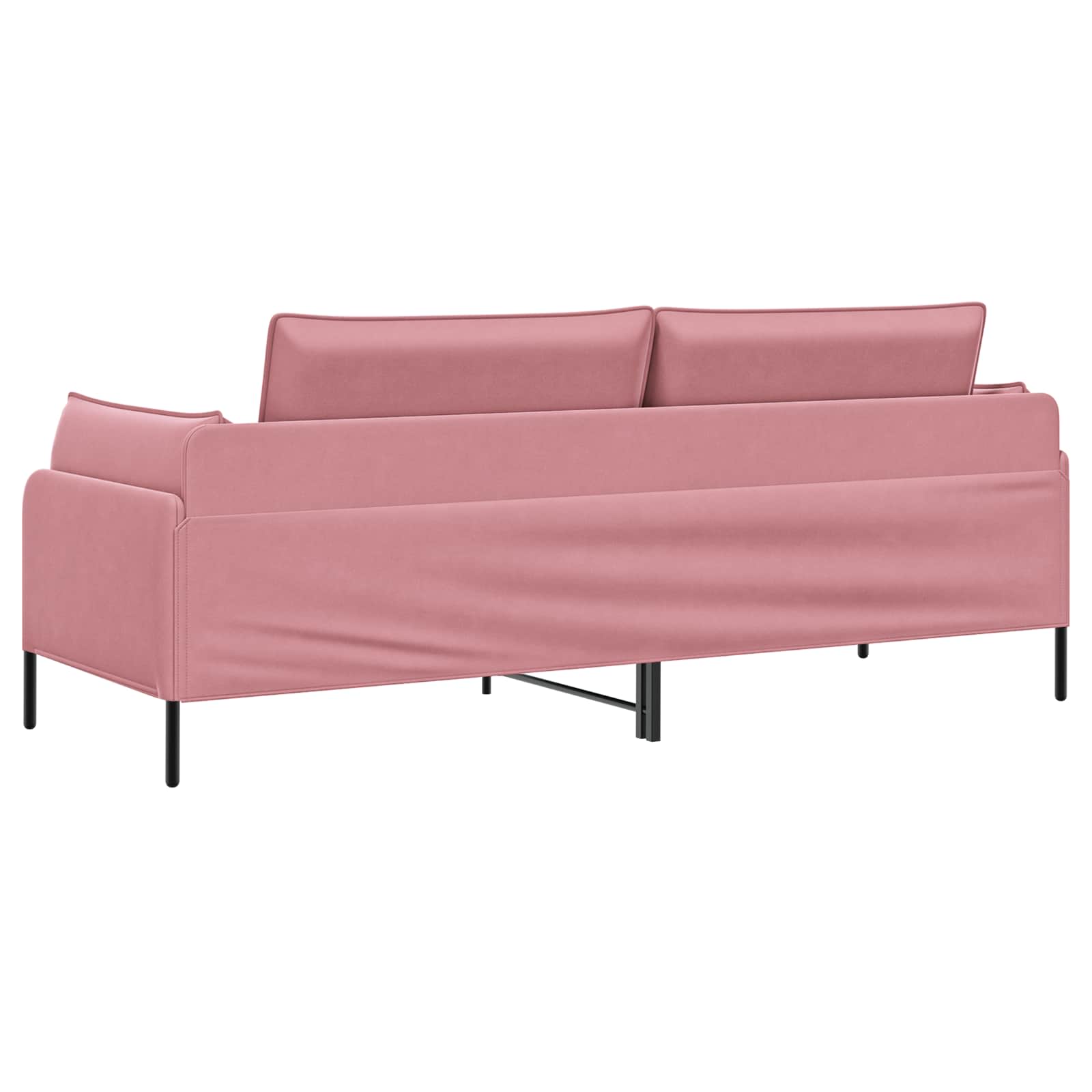 3-Zits Bank Roze 222 x 81 x 89 cm fluweel