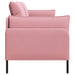 3-Zits Bank Roze 222 x 81 x 89 cm fluweel
