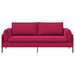 3-Zits Bank 3-zits Wijnrood 222 x 81 x 89 cm fluweel
