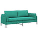 3-Zits Bank Turquoise 222 x 81 x 89 cm fluweel