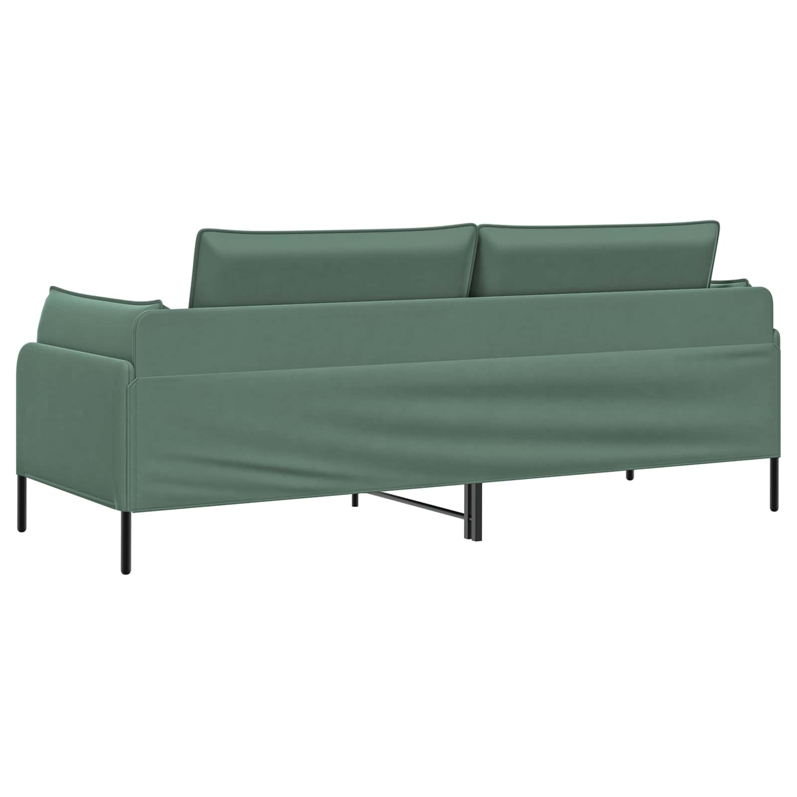 3-Zits Bank 3-zits Zeegroen 222 x 81 x 89 cm fluweel