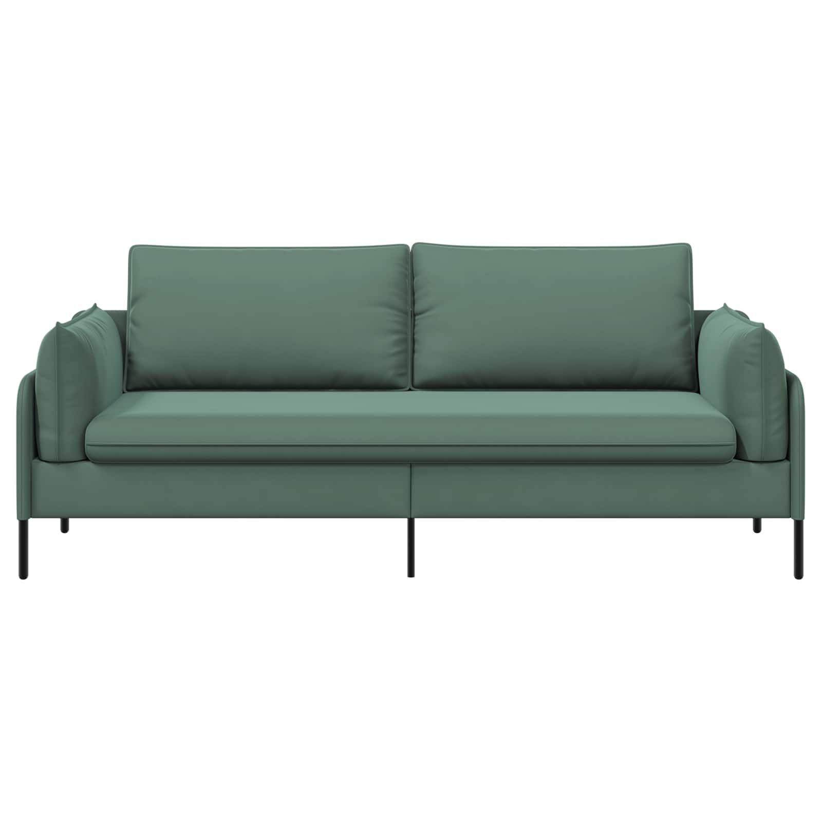 3-Zits Bank 3-zits Zeegroen 222 x 81 x 89 cm fluweel