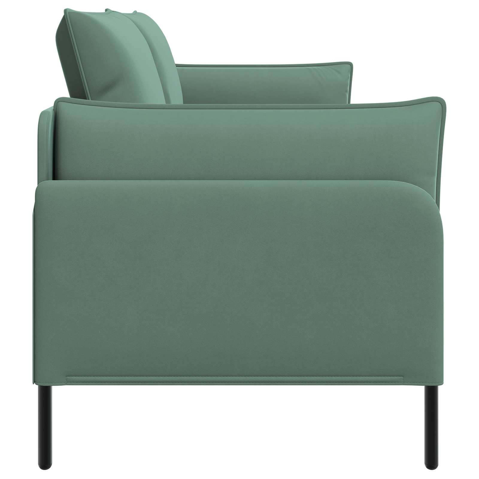 3-Zits Bank 3-zits Zeegroen 222 x 81 x 89 cm fluweel