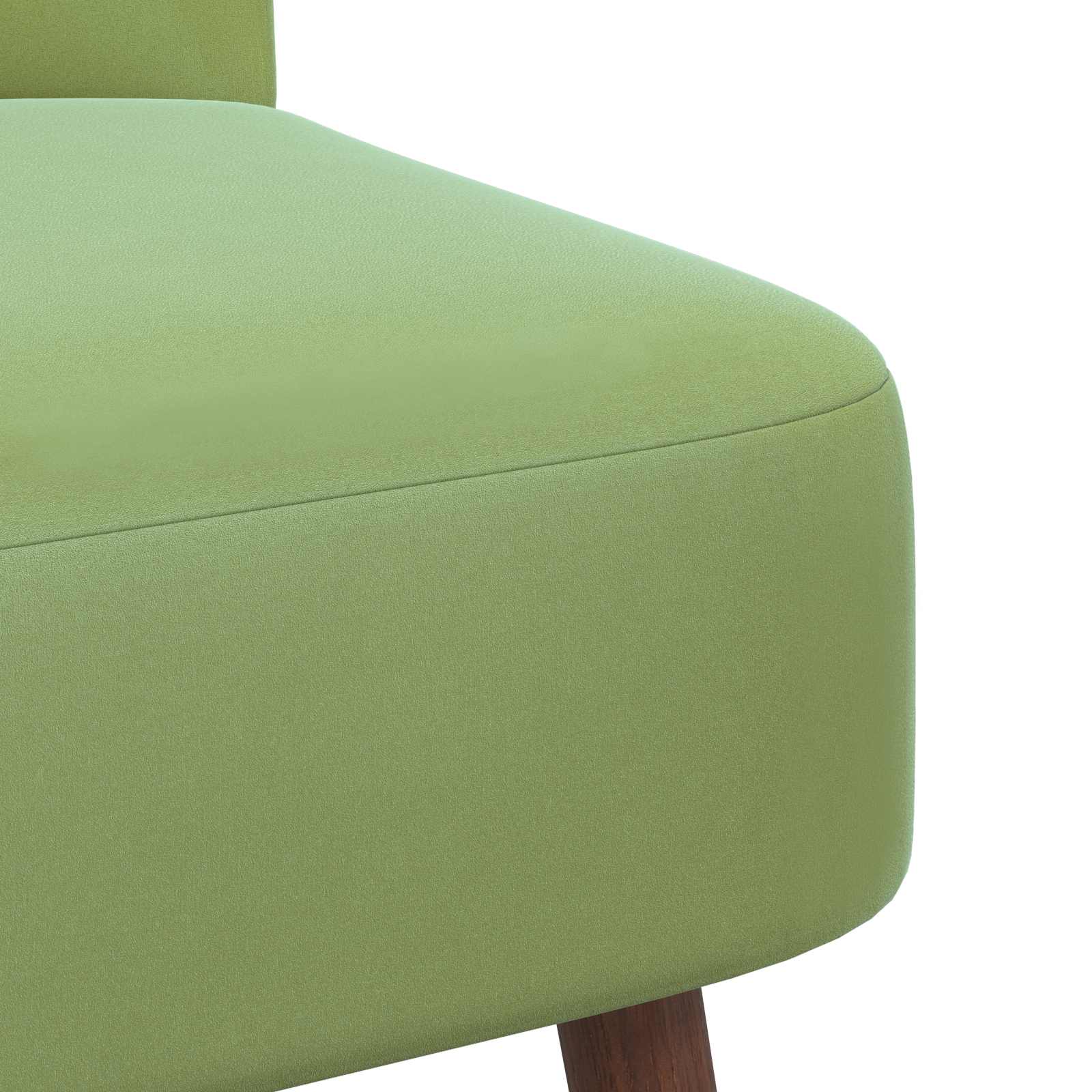Slipper Stoel Lichtgroen fluweel