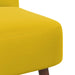 Slipper Stoel Geel fluweel