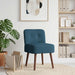 Slipper Stoel Blauw fluweel