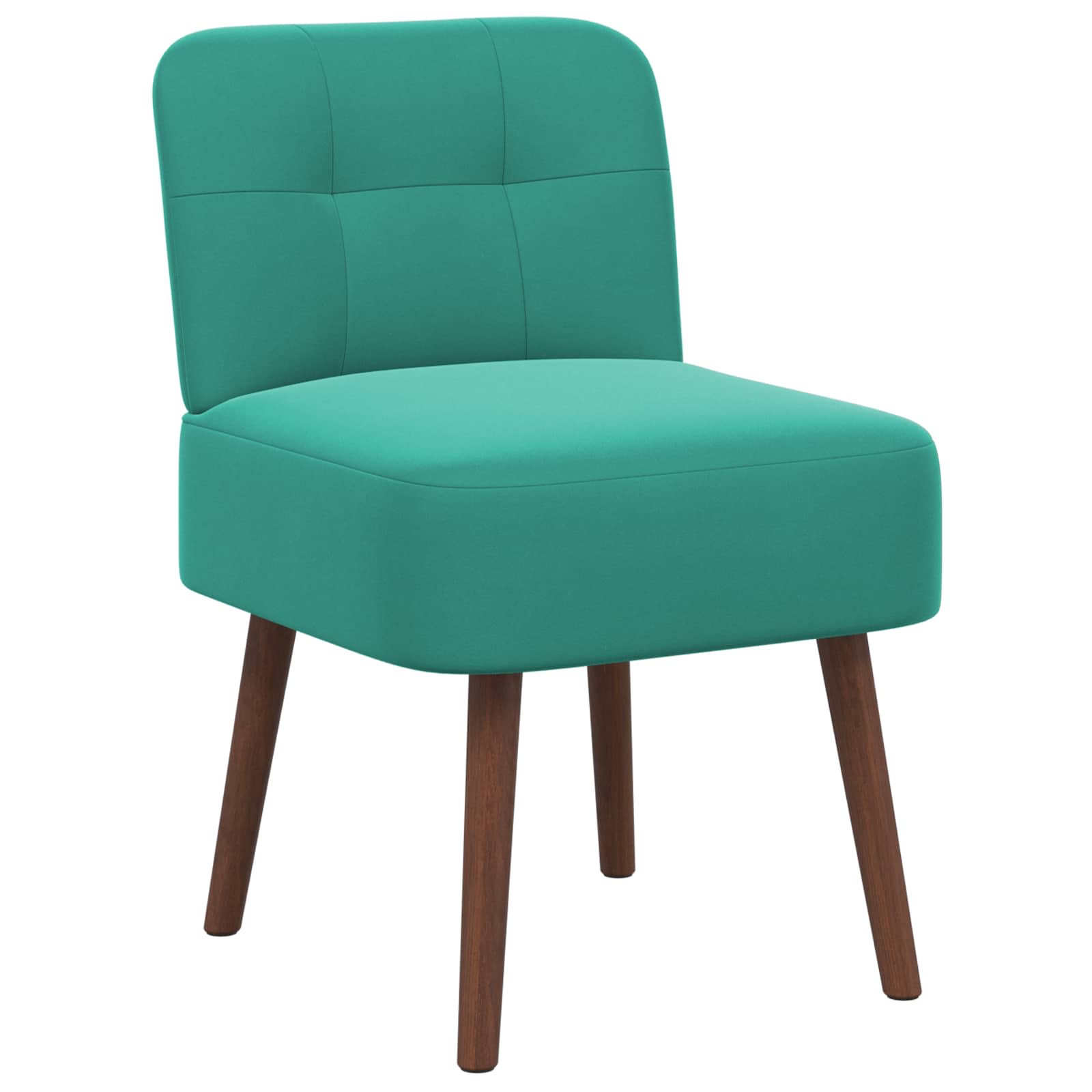 Slipper Stoel Turquoise fluweel