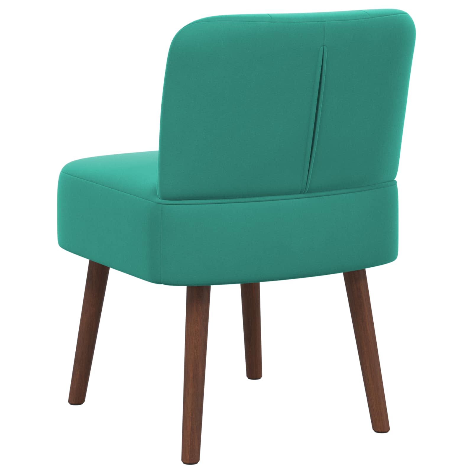 Slipper Stoel Turquoise fluweel