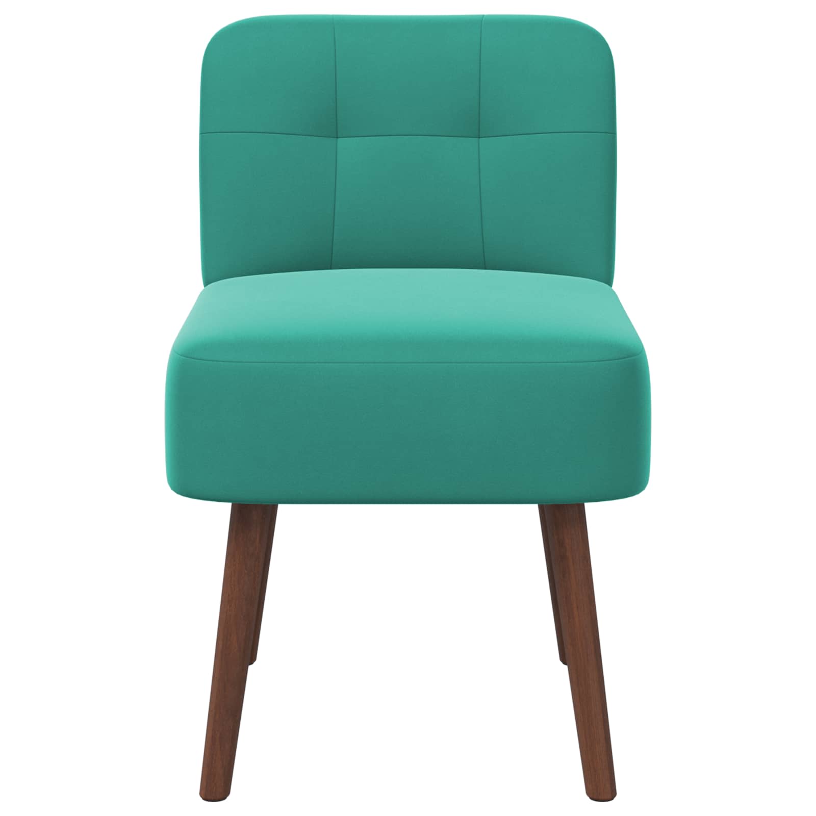 Slipper Stoel Turquoise fluweel