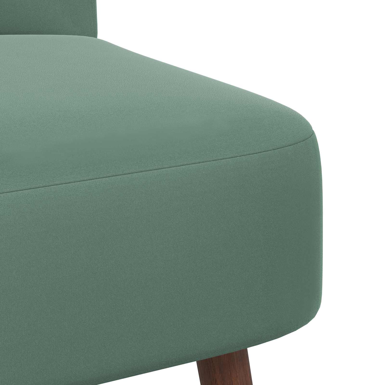 Slipper Stoel Zeegroen fluweel