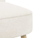 Slipper Stoel Crèmekleurig Bouclé