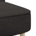 Slipper Stoel Zwart