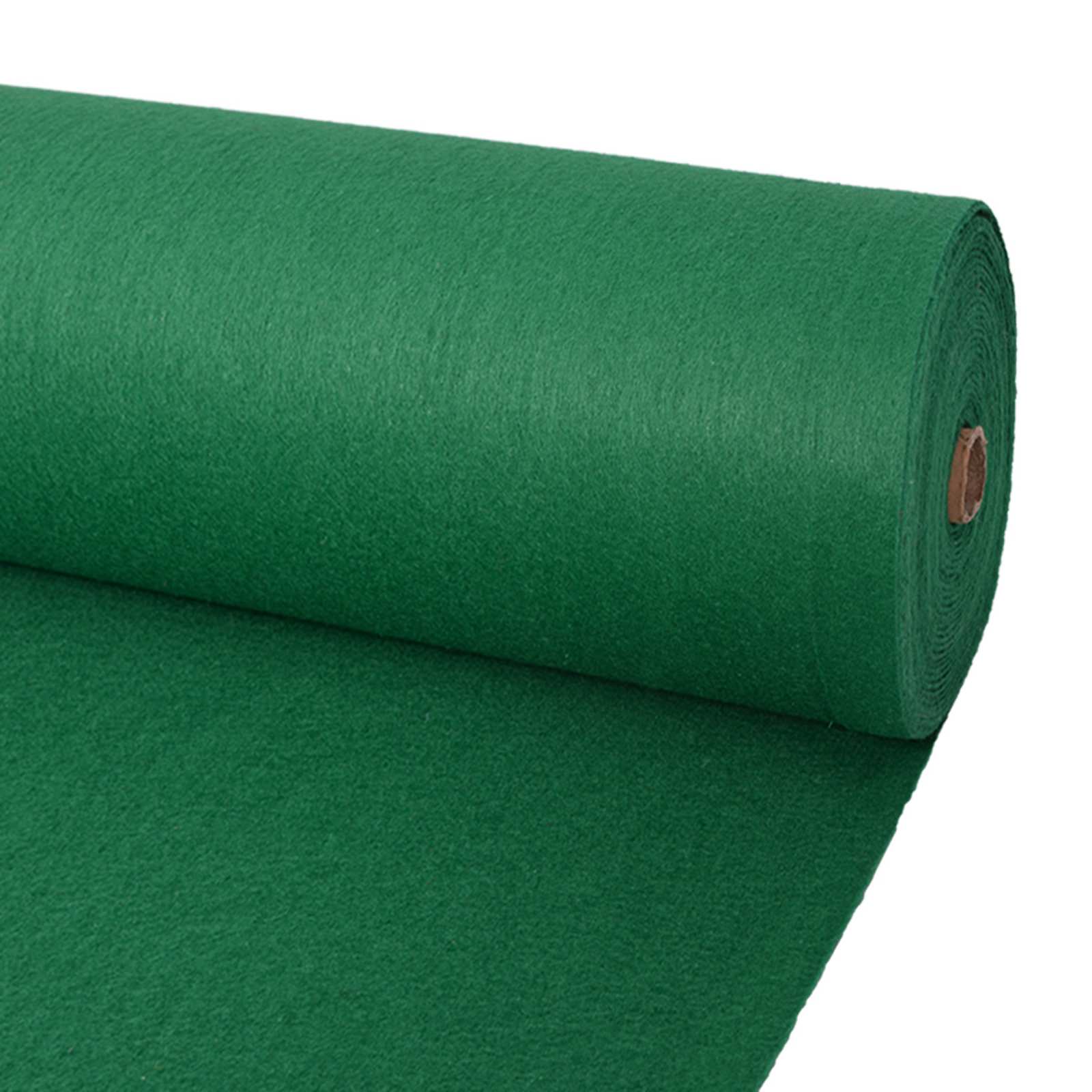 Tapijt Effen Groen 1 x 12 m Stof