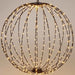 S.i.a. Decoratie Led Bal 60 Cm 400 Led'S Warm Wit Zwart