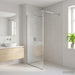 Stabilisatiestang douchewand 70-120 cm voor 6/8 mm glas Chroom