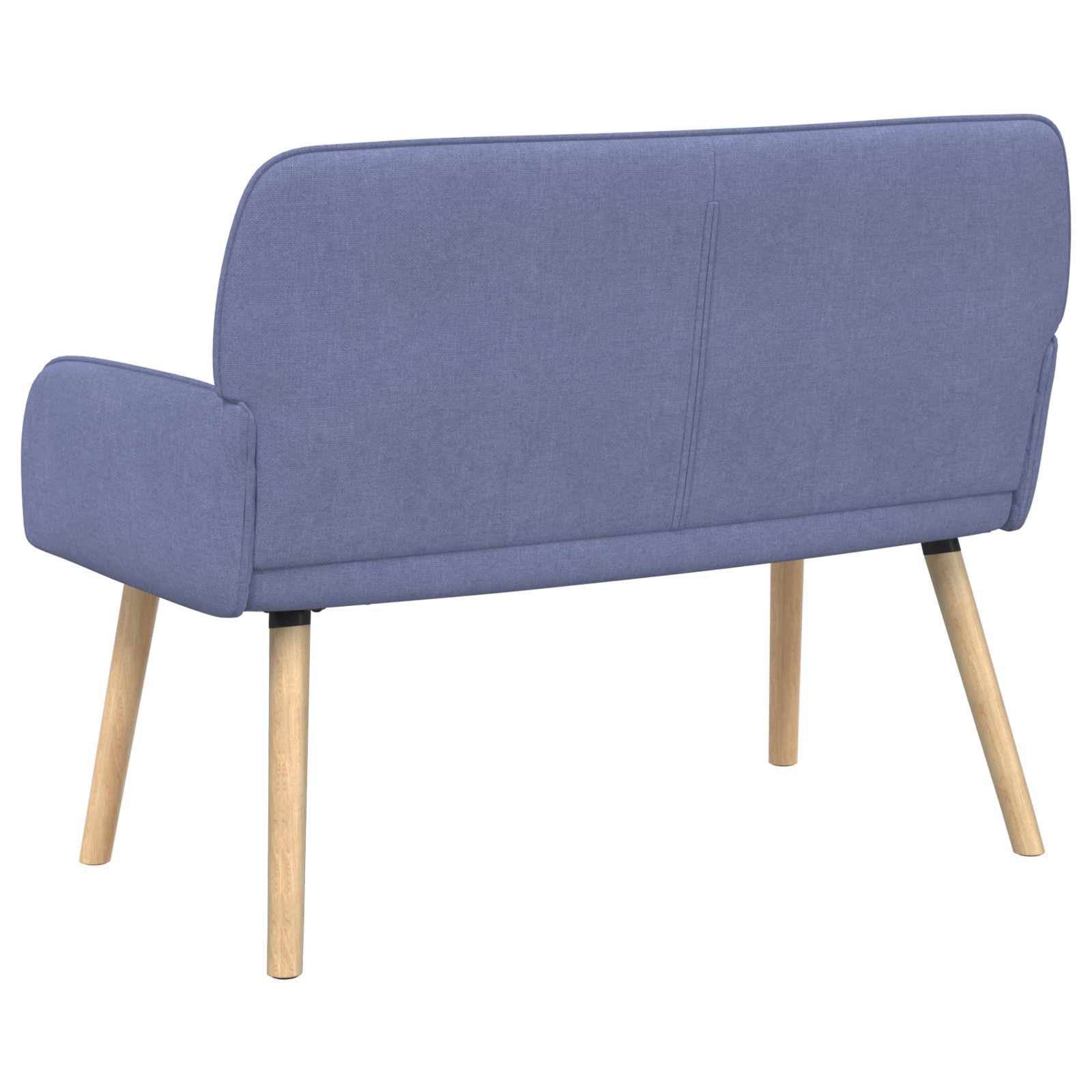 2-zitsbank met massief houten poten 2-zits Jeans Blauw