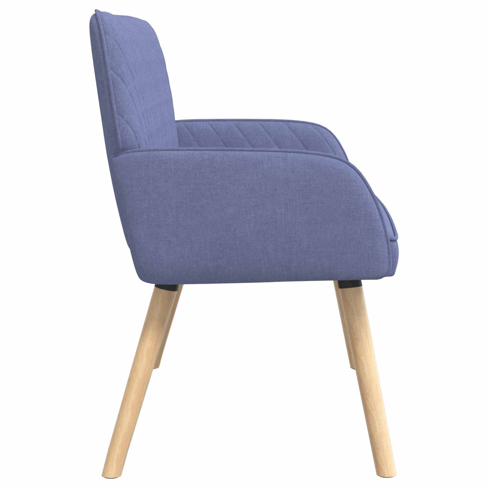 2-zitsbank met massief houten poten 2-zits Jeans Blauw