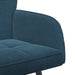 2-zitsbank met metalen poten 2-zits Blauw fluweel