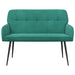 2-zitsbank met metalen poten 2-zits Turquoise fluweel