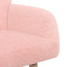 2-zitsbank met massief houten poten Roze Bouclé