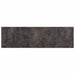 Keuken Vloerkleed zwart beton 150 x 45 cm 100% Polyamide