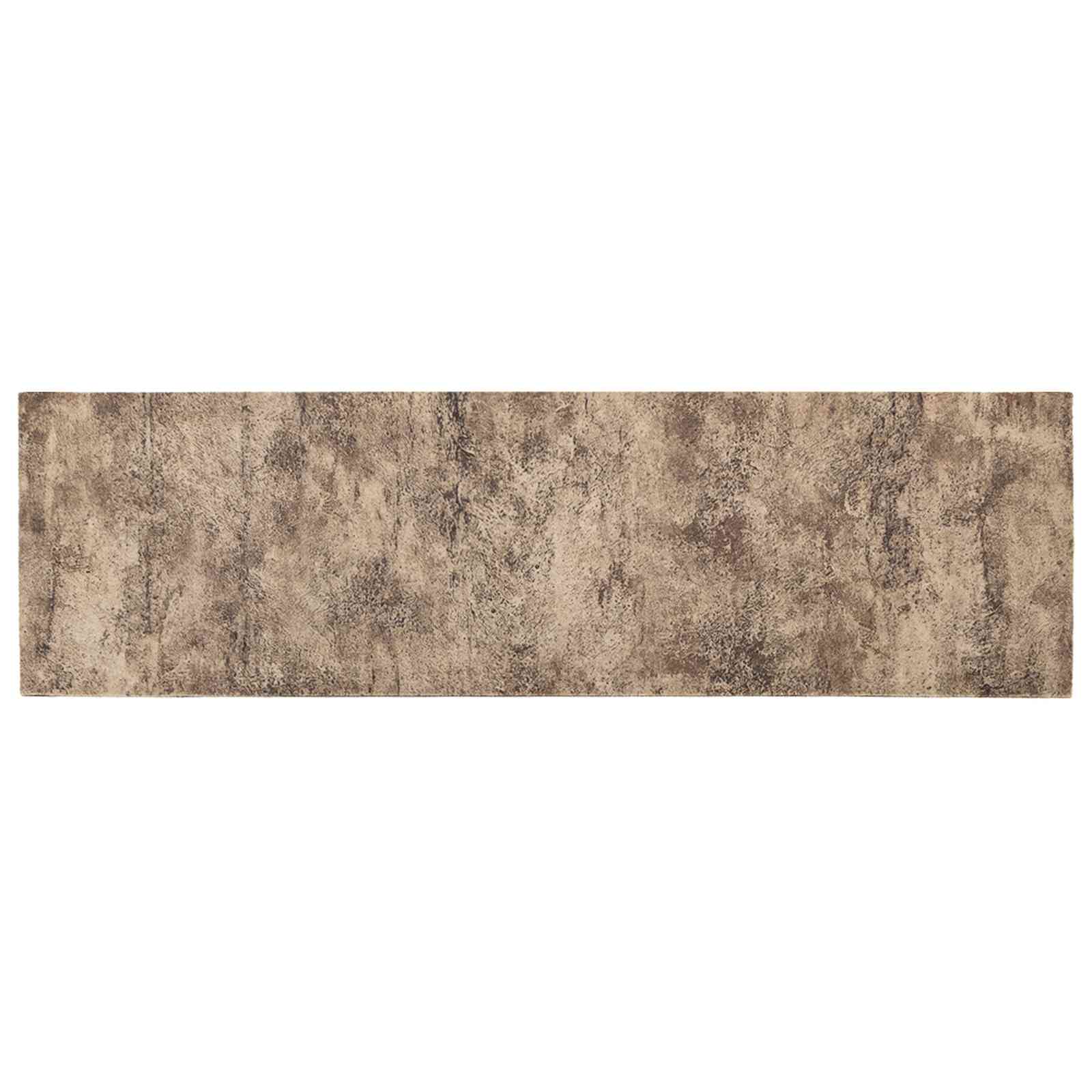 Keuken Vloerkleed Bruin beton 150 x 45 cm 100% Polyamide