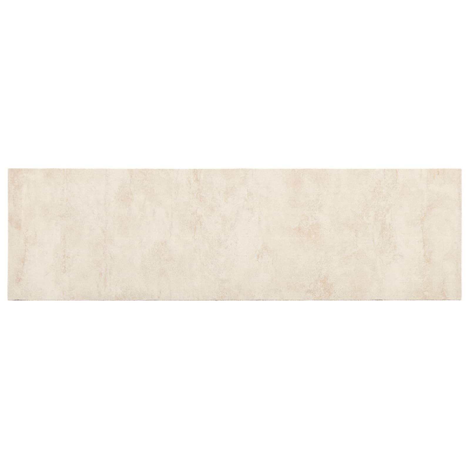 Keuken Vloerkleed crèmekleurig beton 150 x 45 cm 100% Polyamide