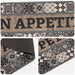 Keuken Vloerkleed Grijs bon appetit 150 x 45 cm 100% Polyamide