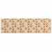 Keuken Vloerkleed Beige poten 150 x 45 cm 100% Polyamide