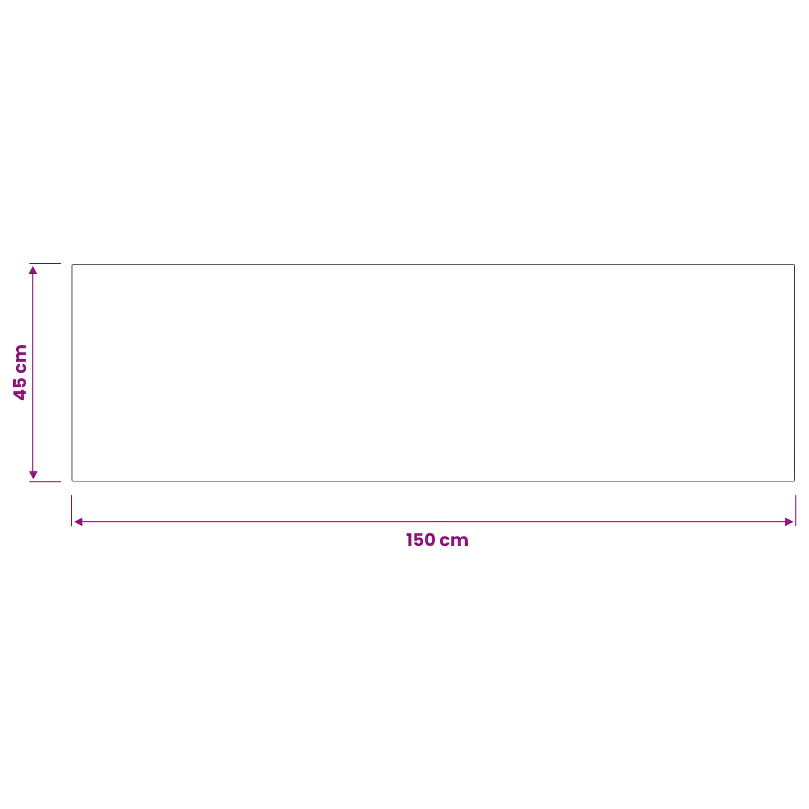 Keuken Vloerkleed Rode sterren 150 x 45 cm 100% Polyamide