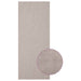 Vloerkleed IZA Beige 80 x 200 cm 100% Polyester Laagpolig