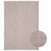 Vloerkleed IZA Beige 120 x 170 cm 100% Polyester Laagpolig