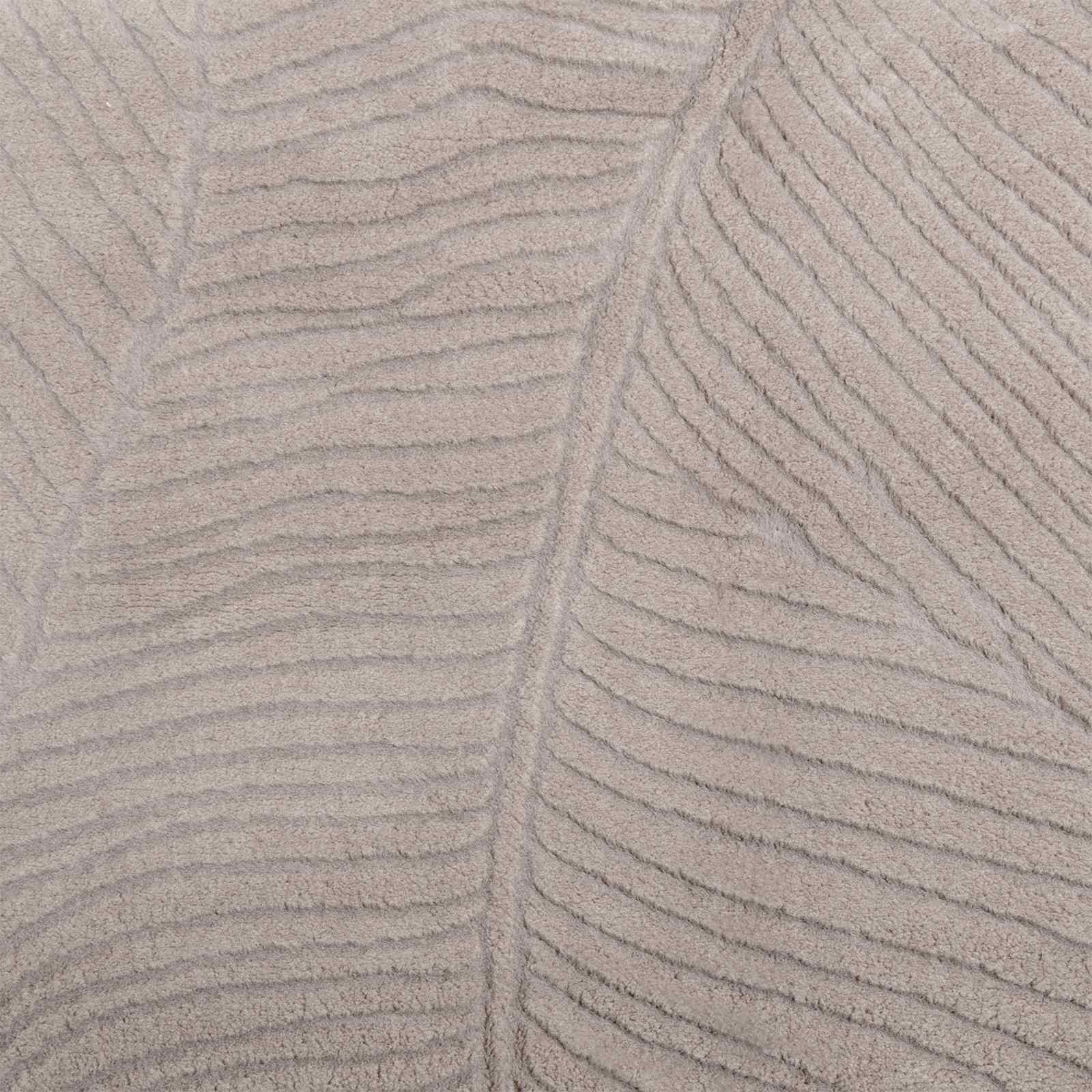 Vloerkleed IZA Beige Ø 160 cm 100% Polyester Laagpolig