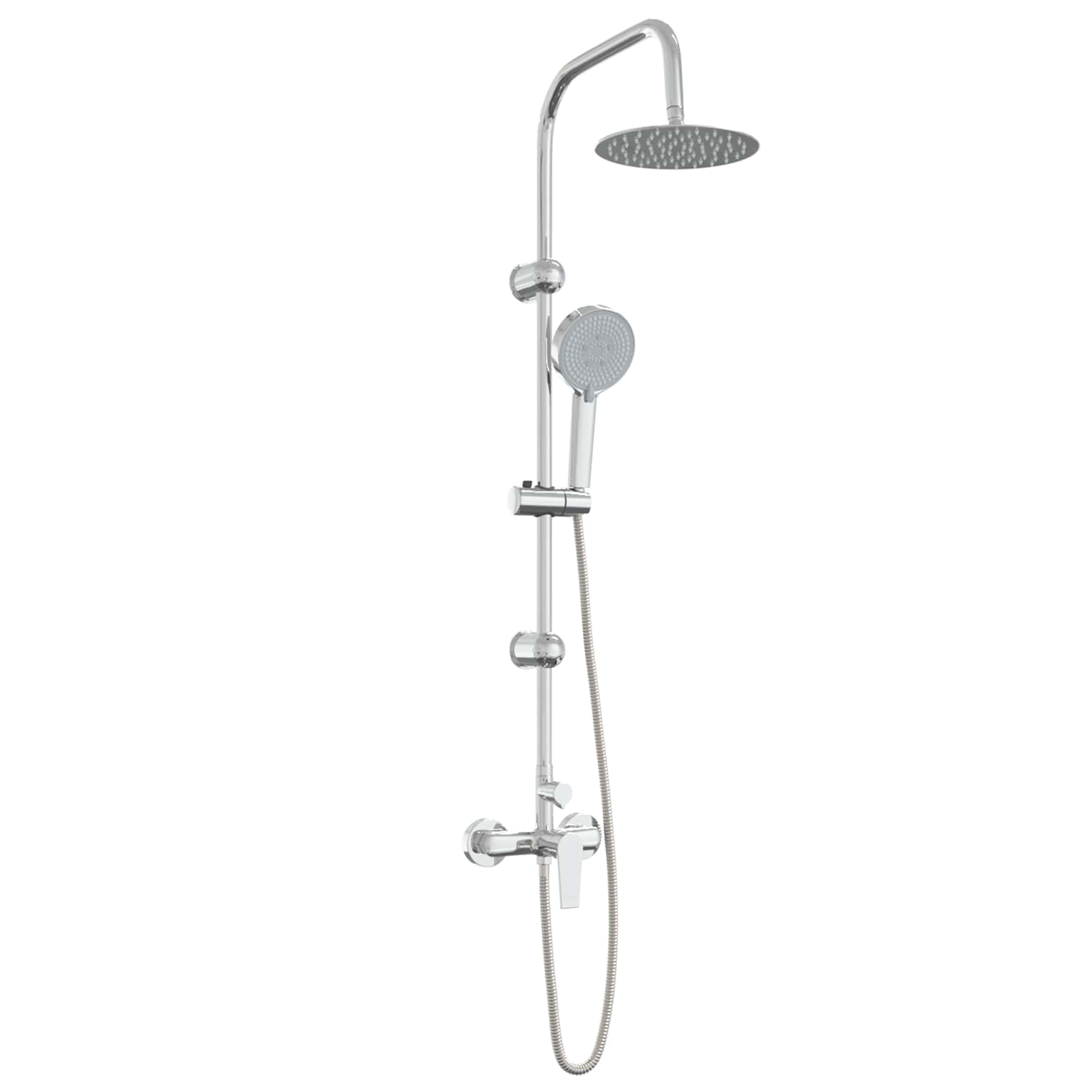 Douchesysteem Chroom Roestvrij staal 21 x 48 x 112 cm