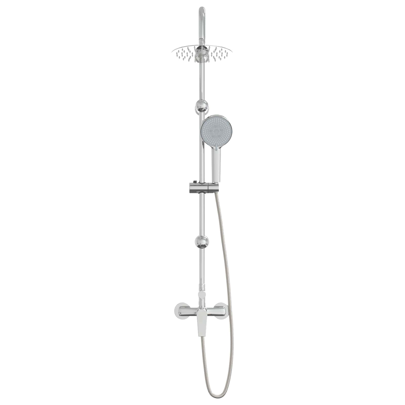 Douchesysteem Chroom Roestvrij staal 21 x 48 x 112 cm