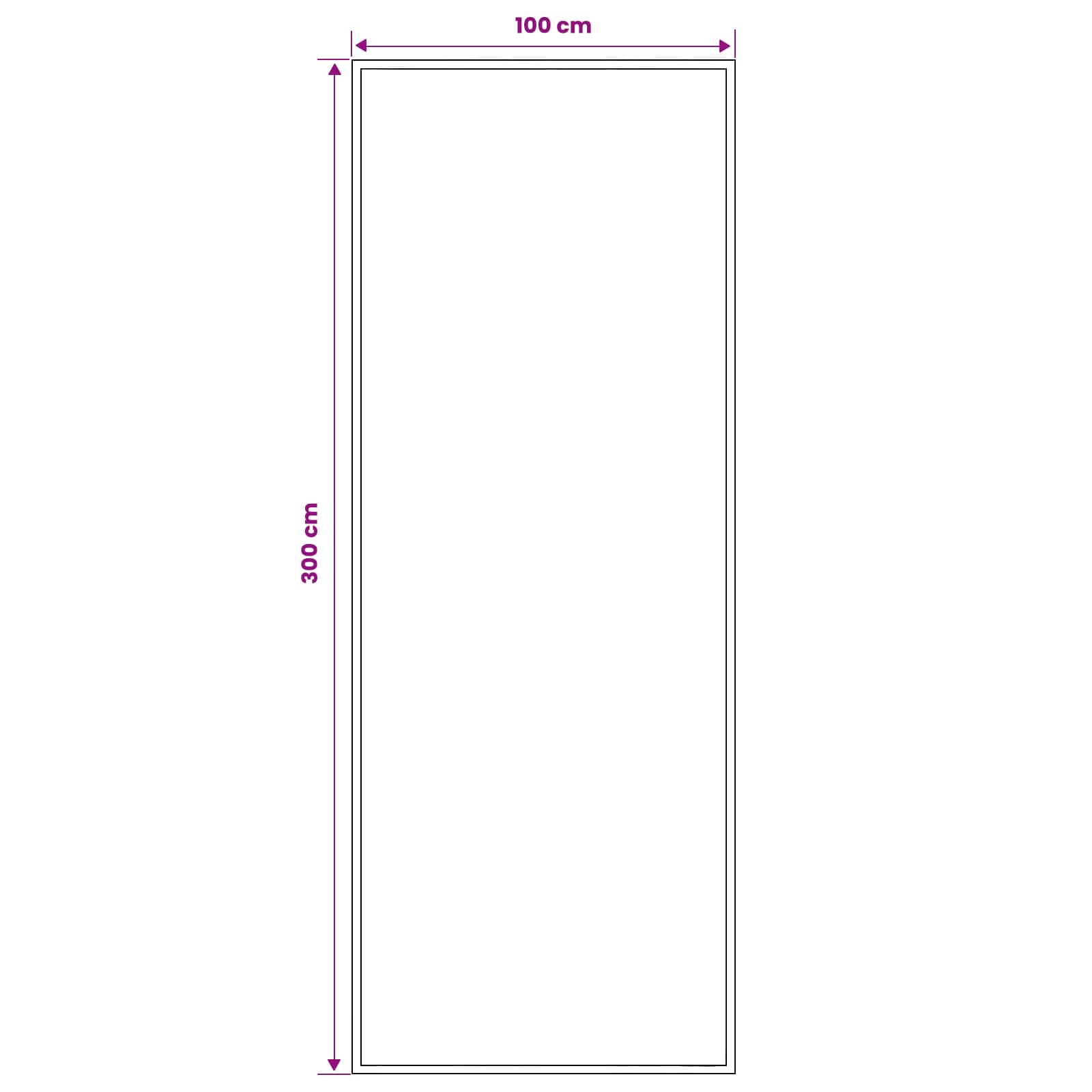 Tapijtloper FLORNES Geweven Oranje Diamanten 100 x 300 cm PP